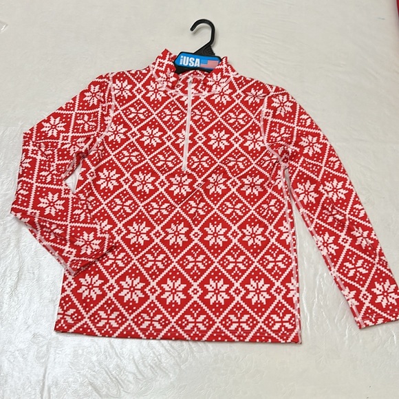 PolarMax QUATTRO FLEECE BASELAYER SET - Red/White - Picture 3 of 10